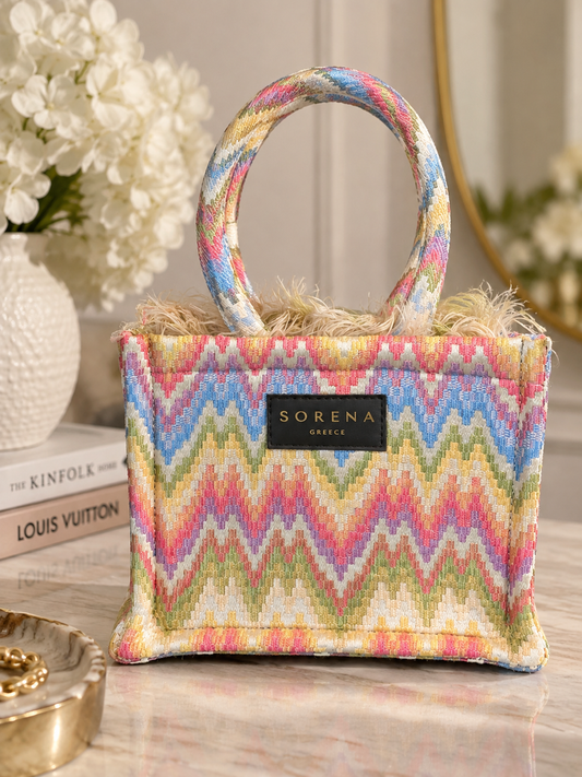Sorena Cecilia Mini Greece Tote Bag