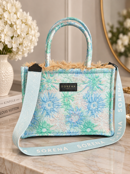 Sorena Coral Medium Greece Tote Bag