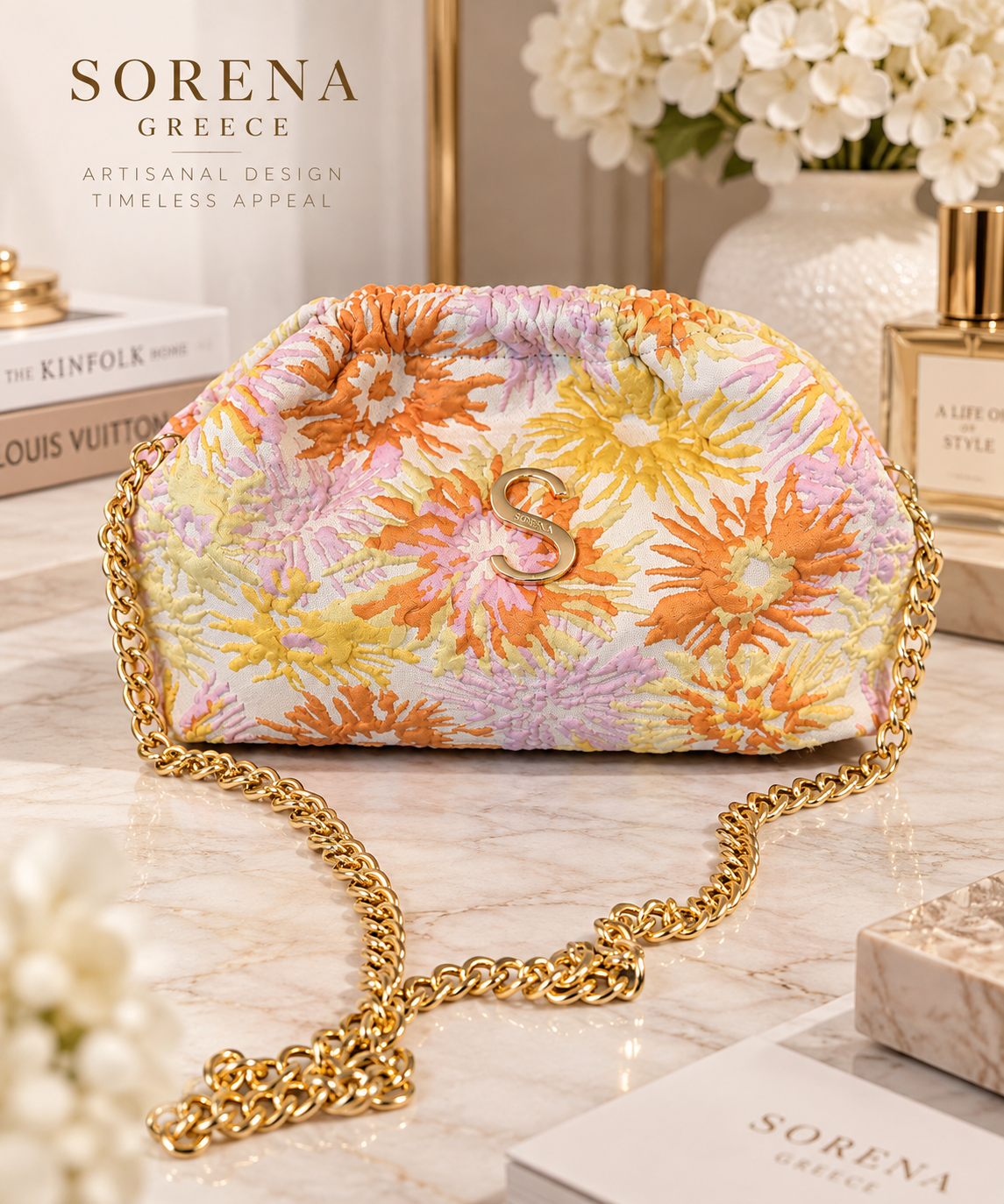 Sorena Xrysanthi Bucket Greece Bag