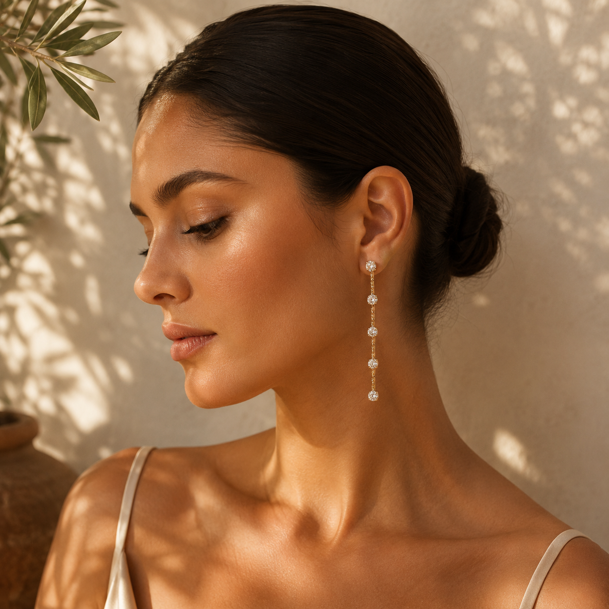 Lilith Earrings Antique Gold
