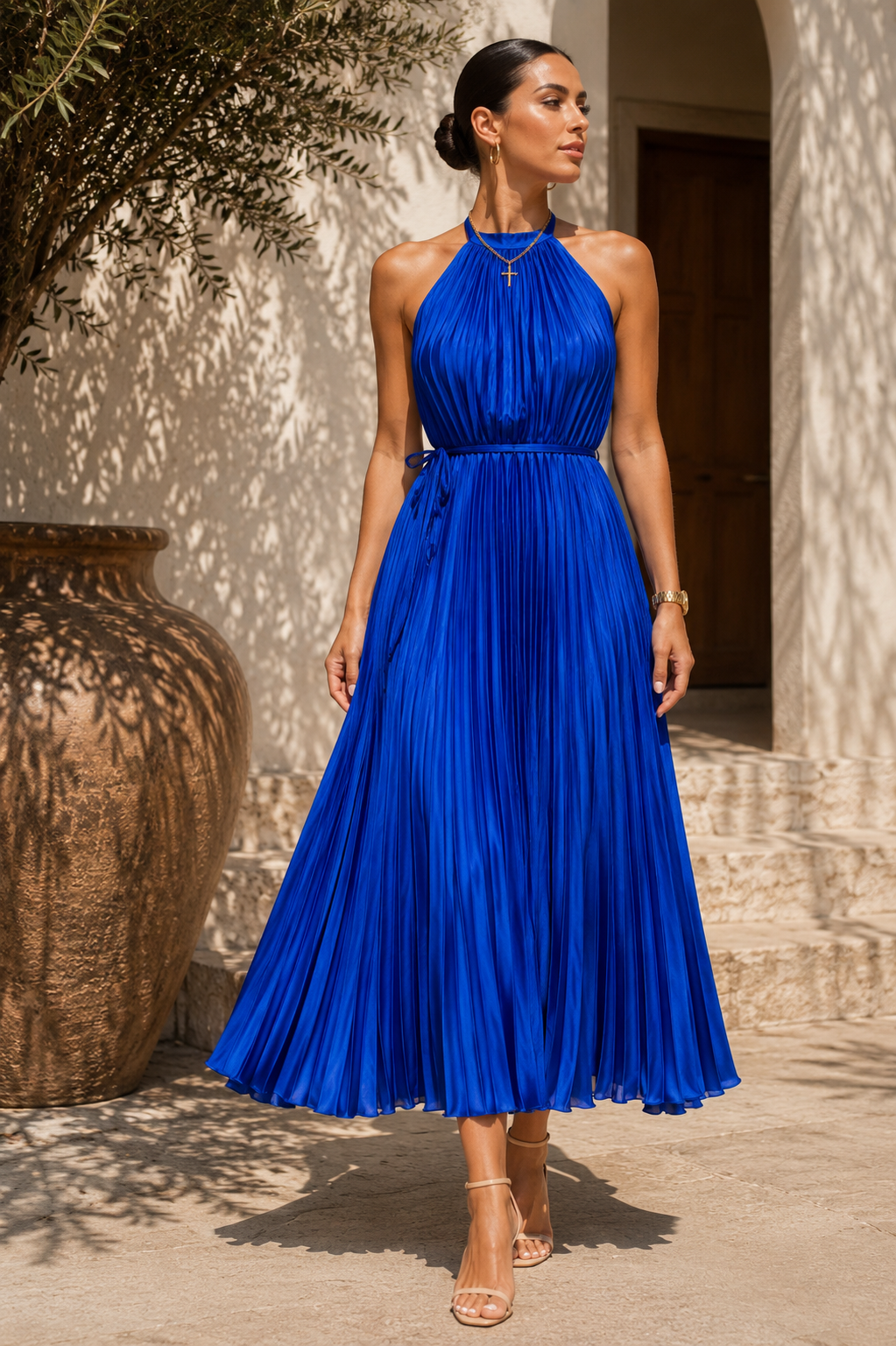 Halter Midi Dress