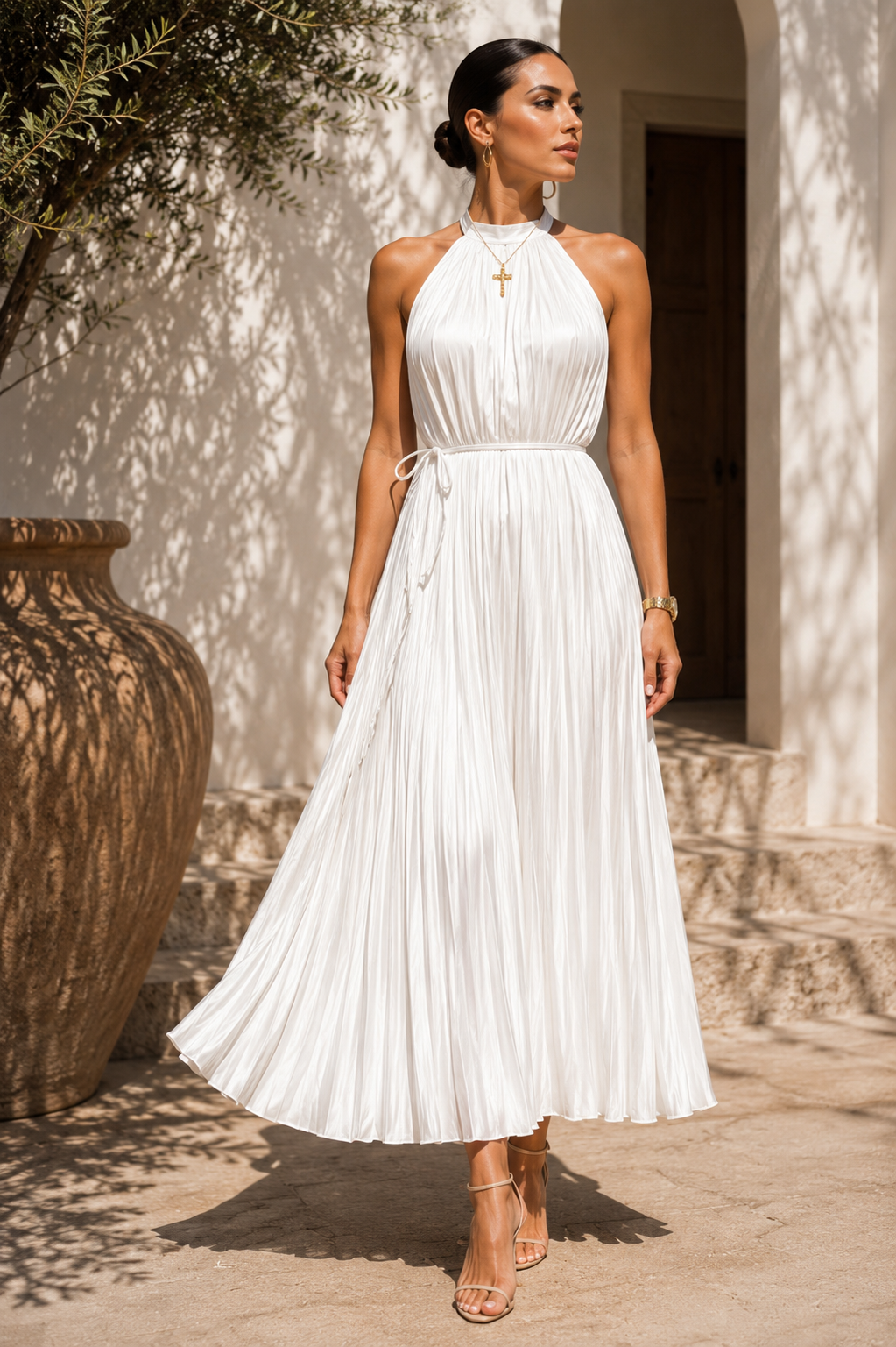 Halter Midi Dress