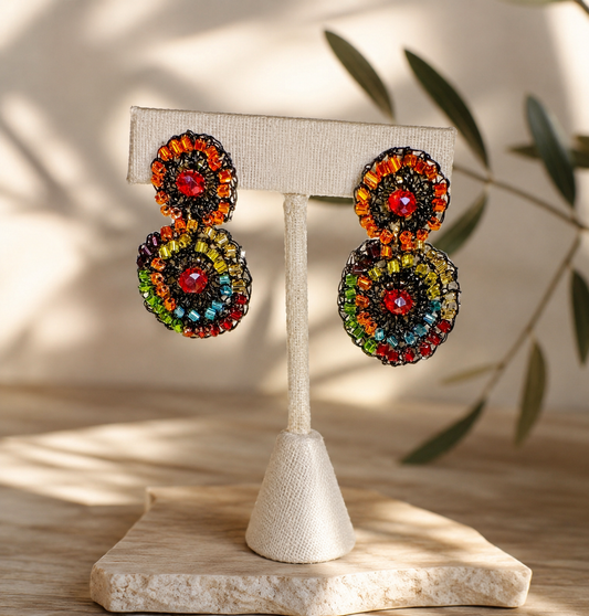 Lavish Earrings With Stones