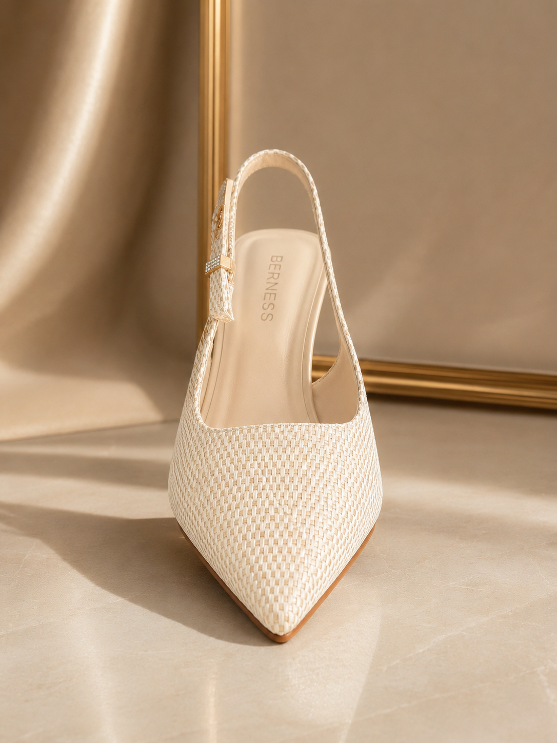Bernes Chrysanthemums Shoe Ivory