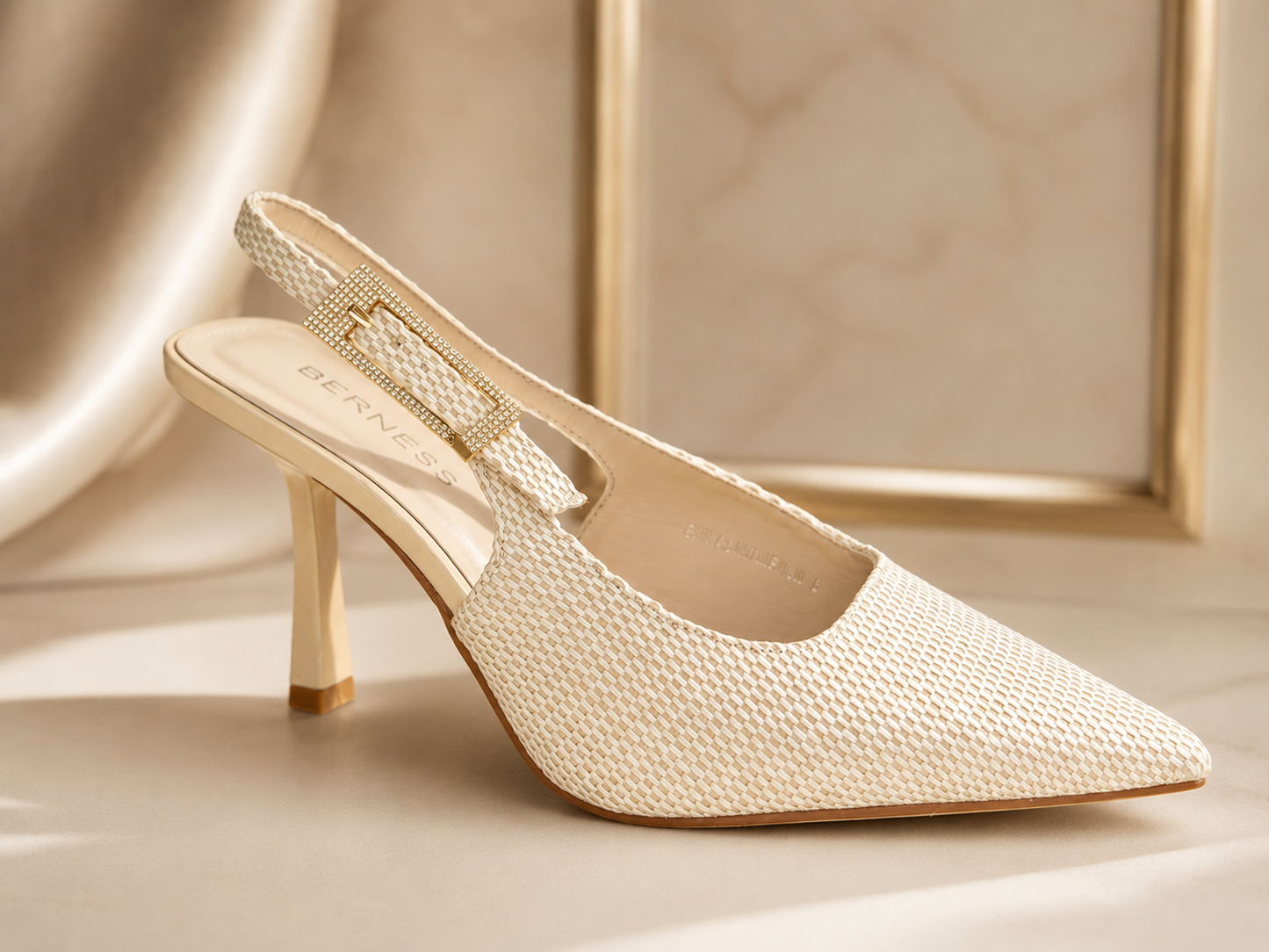 Bernes Chrysanthemums Shoe Ivory