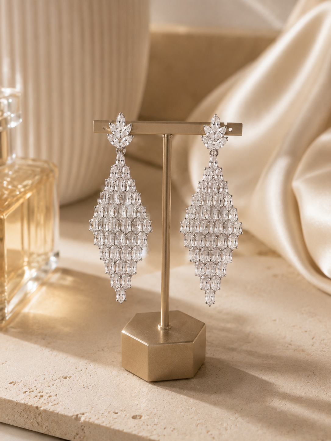 Celestial Crystal Chandelier Earrings