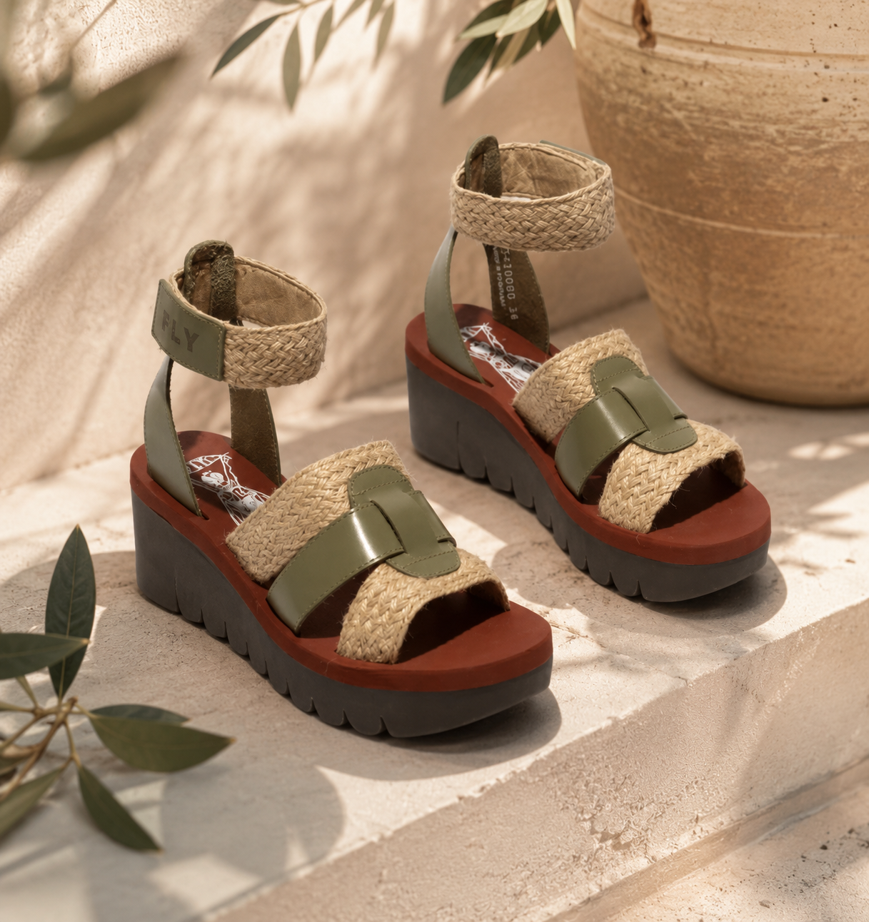 Fly London Terra Chic Smog Sandal