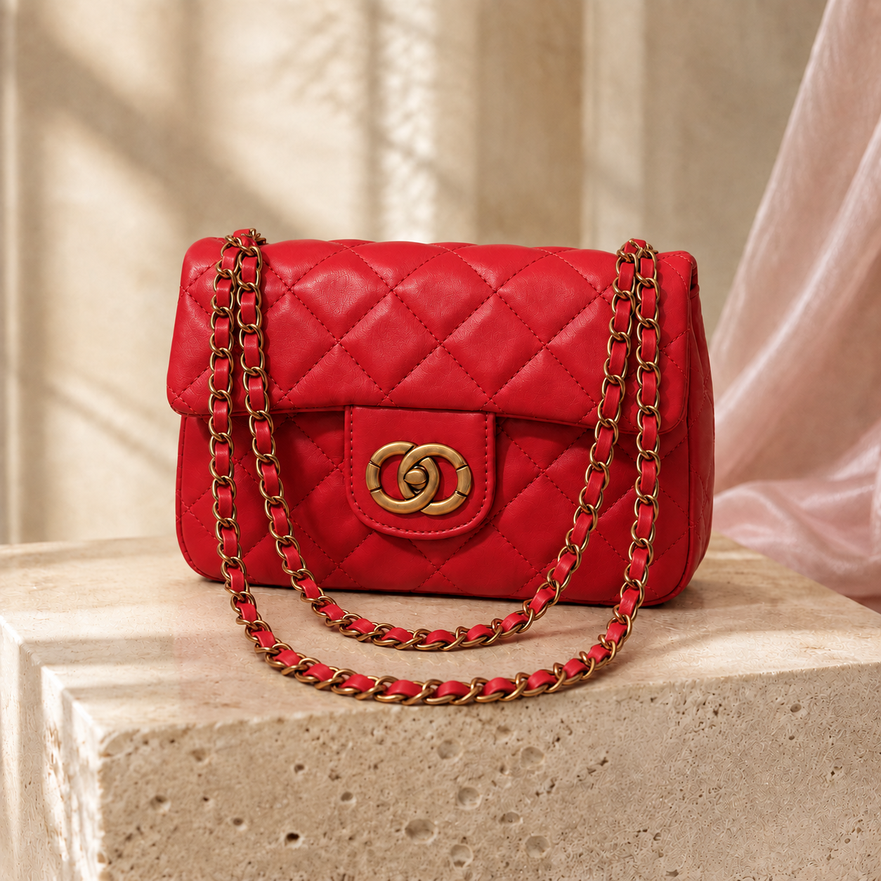 Inspired Designer Bag Red