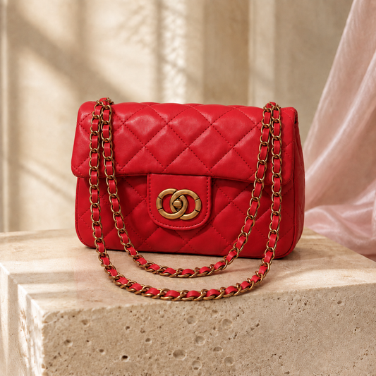 Inspired Designer Bag Red
