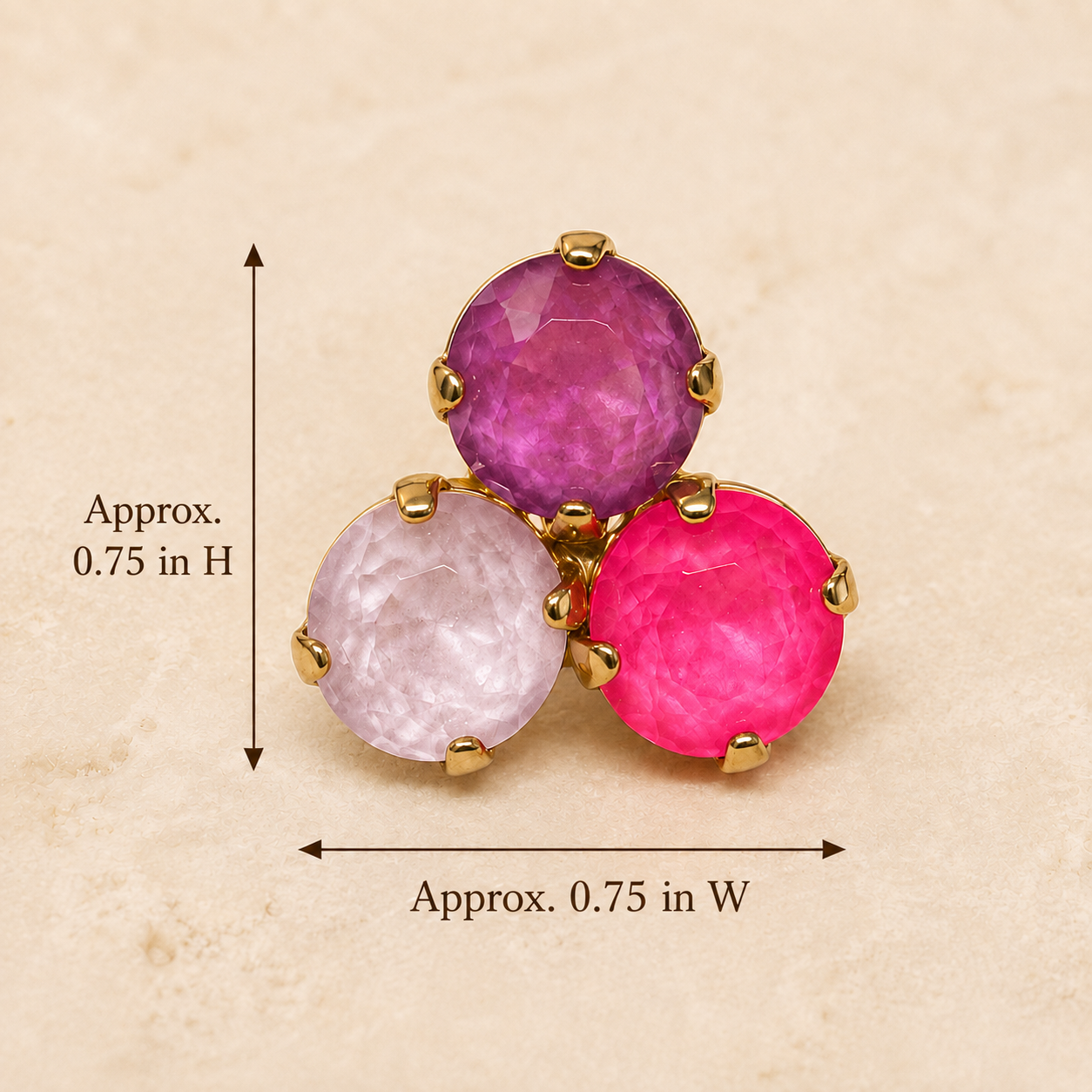 Tova Ines Earrings in Pink