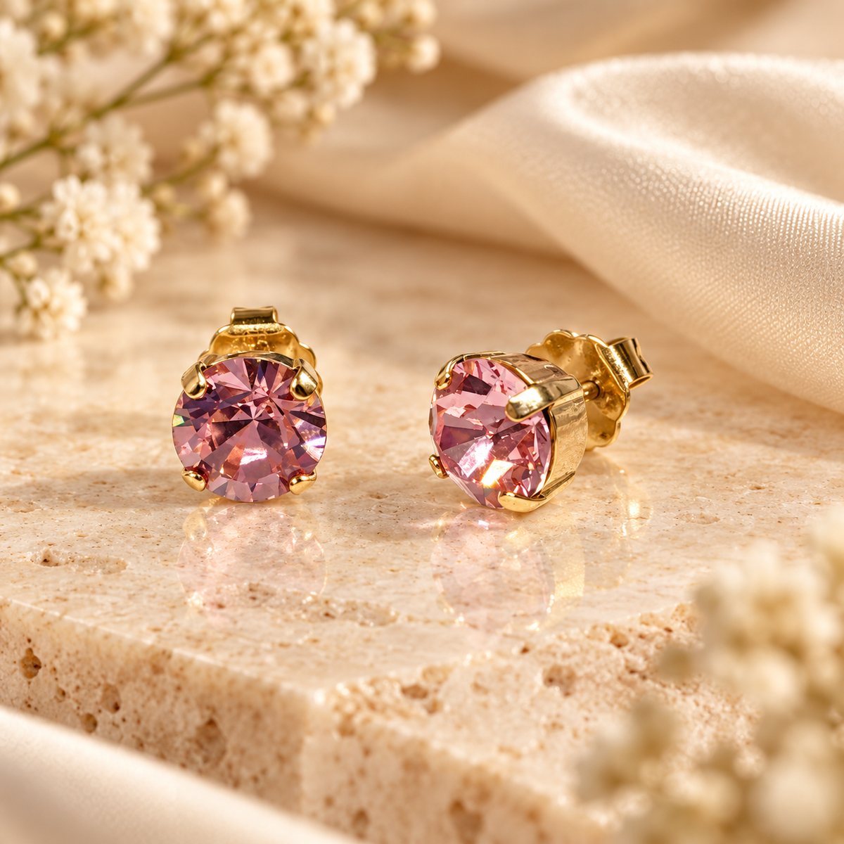 TOVA Trentley Stud in Light Rose