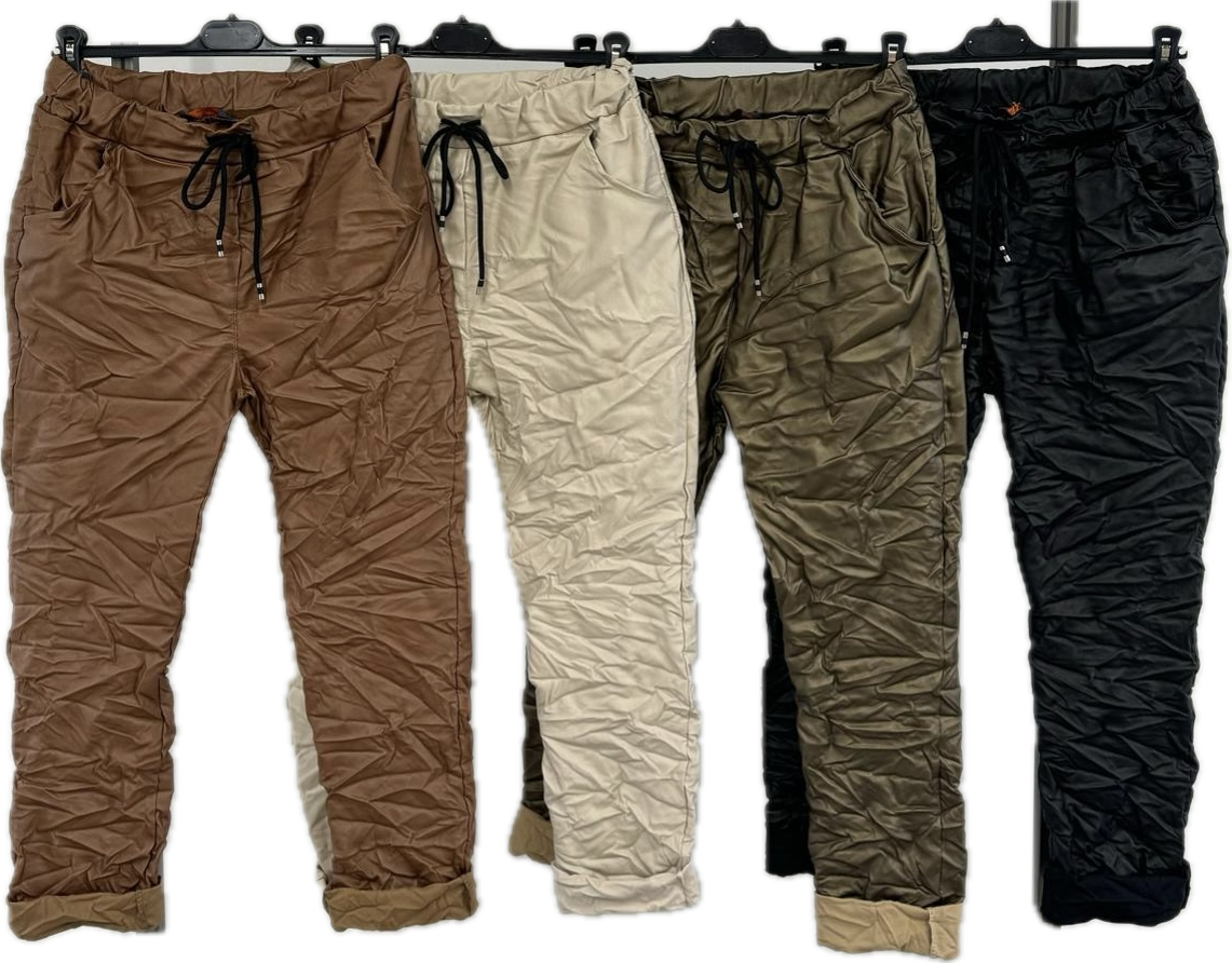 Italian Collection Cargo Pants Olive Green