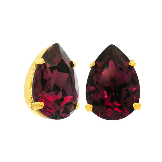 Lumi Studs In Amethyst