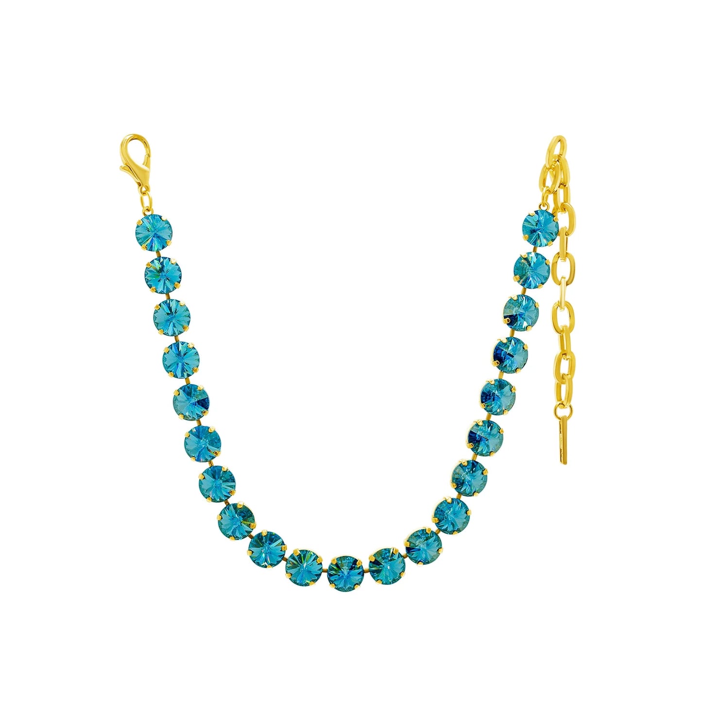 The Sofia ChokerIce Blue Lemon