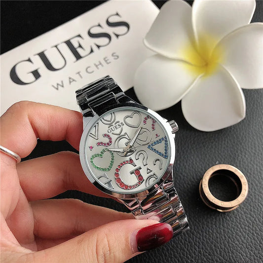 Fashion Diamond-embedded Exquisite Women's Watch Small in Silver