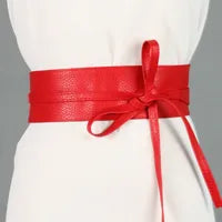 Simples Bowknots Belt Red