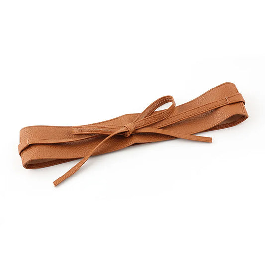 Simples Bowknots Belt Brown