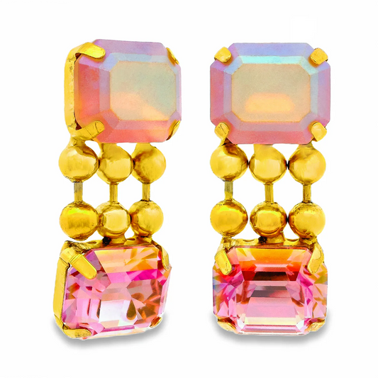 Sadie Earrings in Vintage Rose Frost