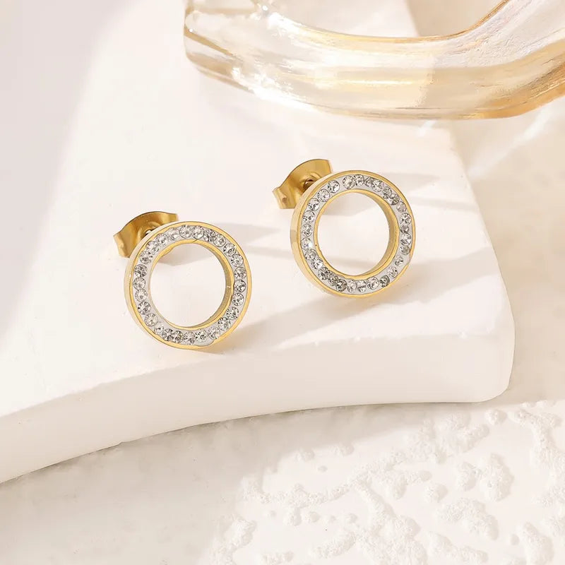 Three-dimensional Geometric Earrings For Women,18K Gold Plated