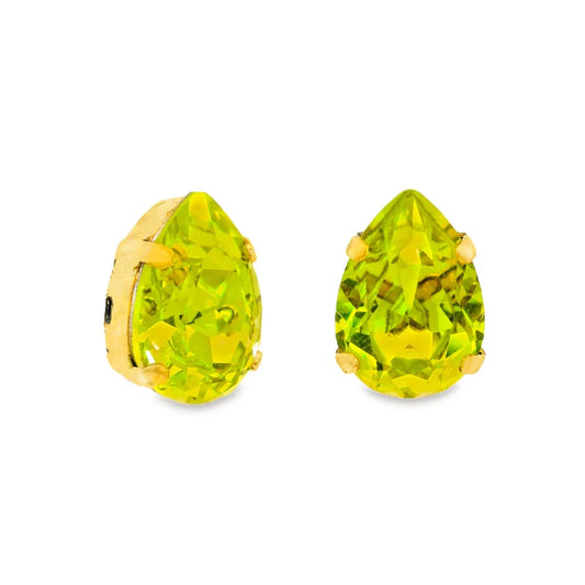 Lumi Studs In Citrus Lime