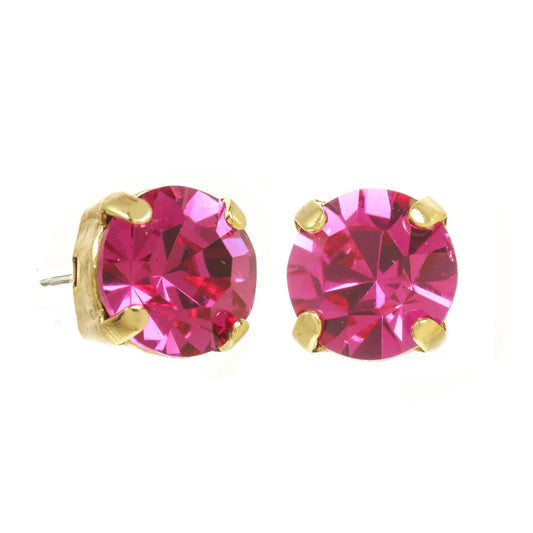 Oakland Studs in All the Colors Fuschia Tova